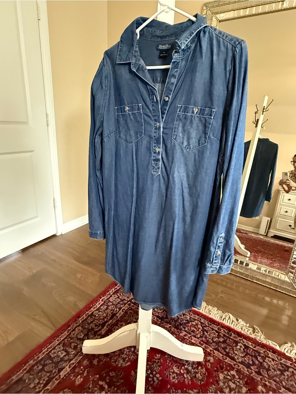 Lucky Brand Indigo Denim Shirt - Dark Blue